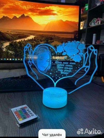 Подарок девушке. Ночник