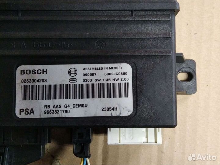 Блок управления парктроника Citroen c5x7