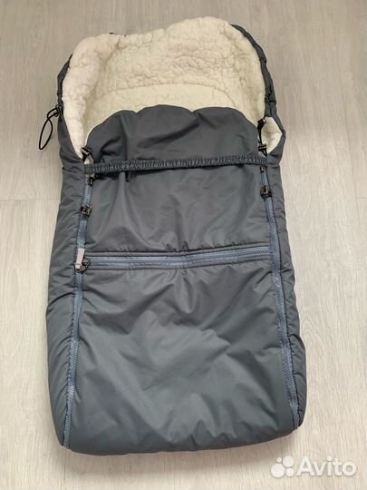 Зимний конверт в коляску/санки до года