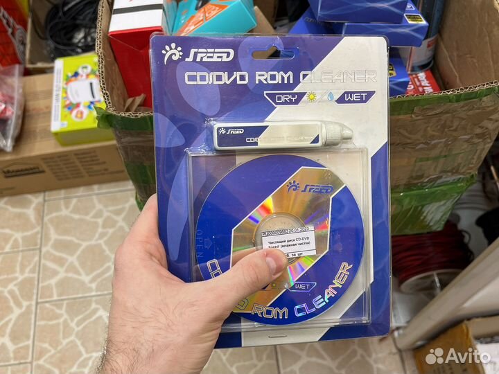 Чистящий диск CD/DVD Speed (влажная чистка)