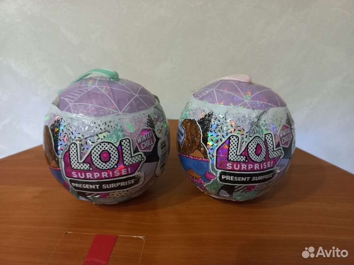 Новая кукла LOL шар зимняя серия