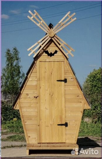 Дачный туалет с кошкой DND