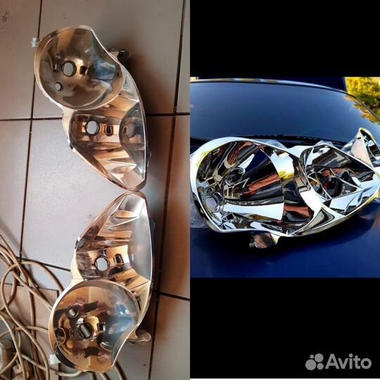 Хромирование,вакуумно магнетронное напыление хрома