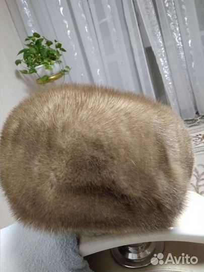 Шапка норковая женская