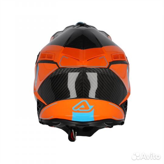 Шлем Acerbis Steel Carbon orange/black