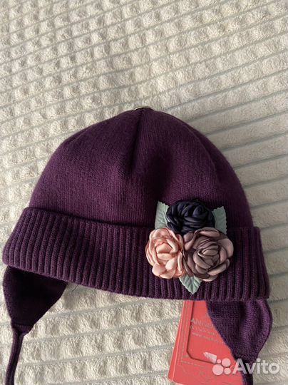 Шапка зимняя для девочки 48 50