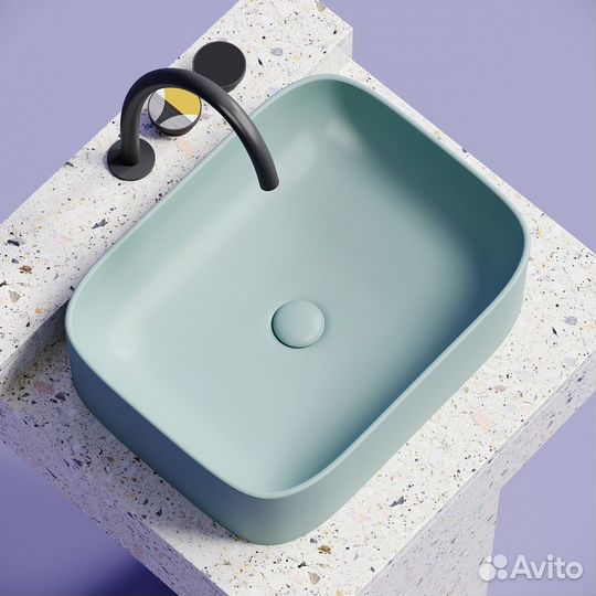 Раковина Ceramicanova Element 51 зеленый матовый CN6052MLG