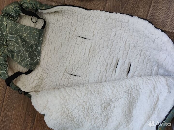 Зимний конверт в коляску amarobaby