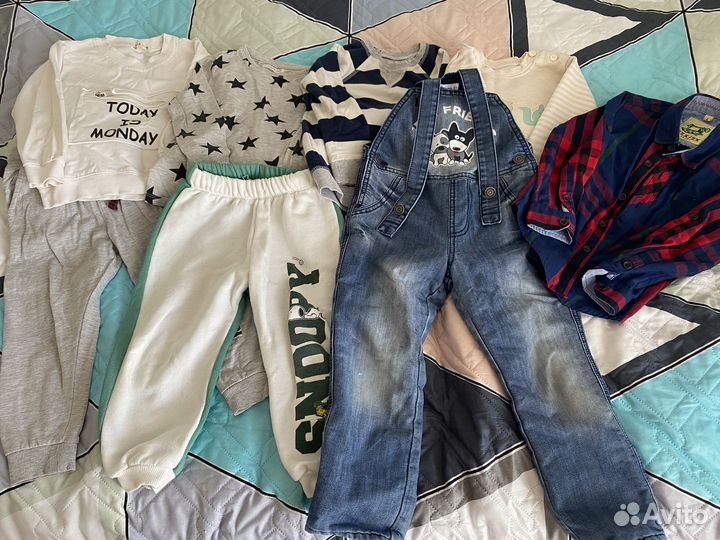 Детские вещи пакетом на мальчика 98-104