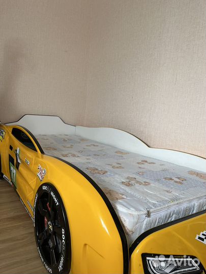 Детская кровать машинка бу