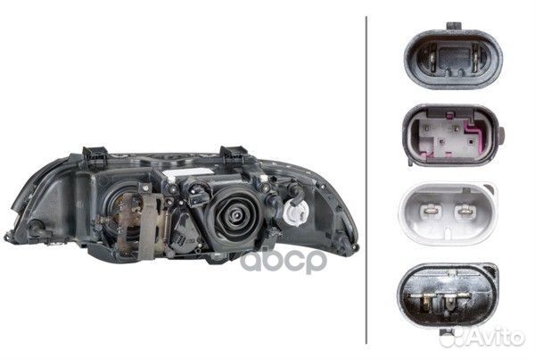 Фара R Xenon BMW E39 пострестайлинговая 95-04 б