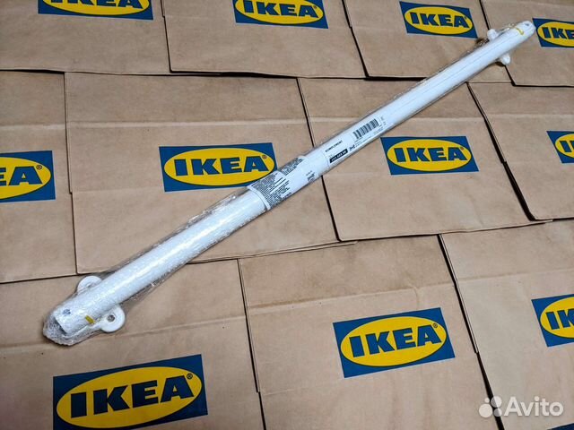 Штанга IKEA для шкафа PAX, 75 см, белая
