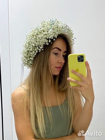 Изготовление аксессуара для волос.Венок
