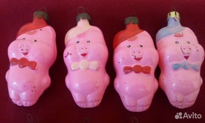 Ёлочные игрушки-фигурки СССР