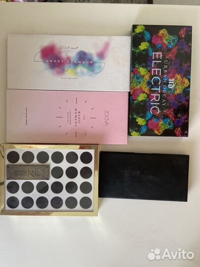 Тени палетки urban decay zoeva