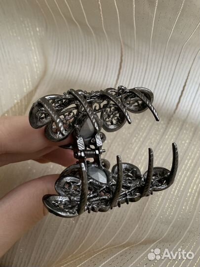 Винтажный крабик для волос