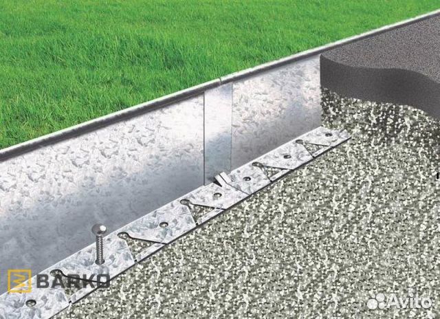 Бордюр оцинкованный