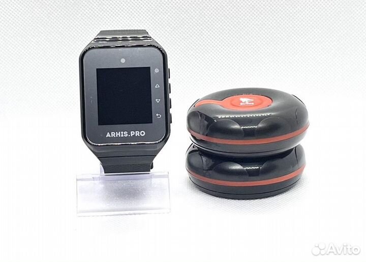 Кнопка вызова официанта персонала Классик и часы