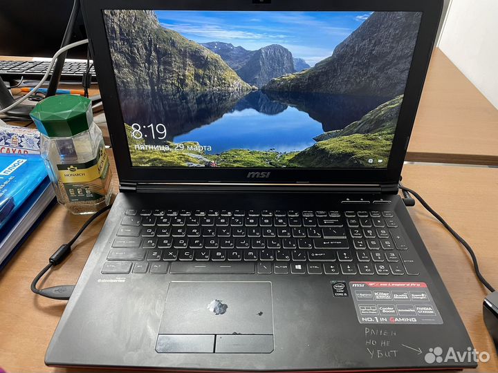 Игровой ноутбук msi