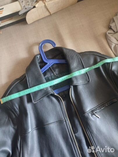 Кожаная куртка мужская 52/170