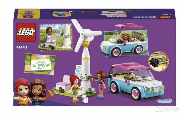 Lego Friends 41443 Электромобиль Оливии