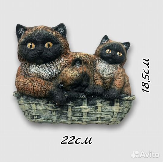 Котята сиамские. Панно. Авторская работа