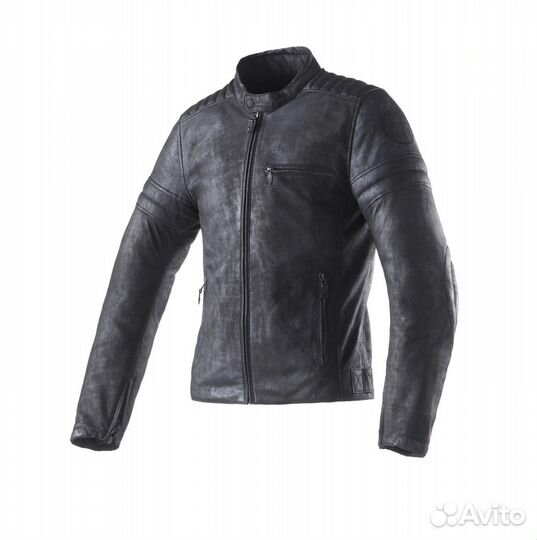 Мотокуртка кожаная мужская Clover