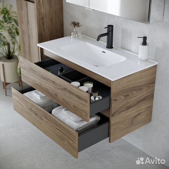 Тумба с раковиной Sancos Libra LB60ECH