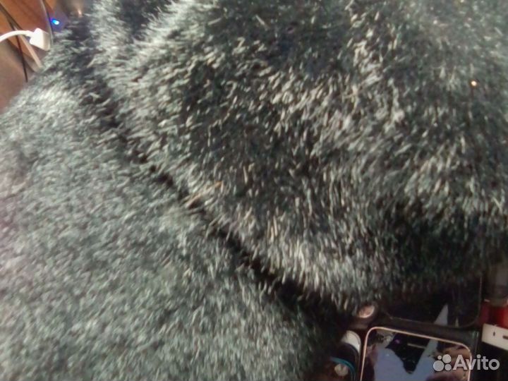 Зимняя Кепка с ушами Пушистая (под мех)