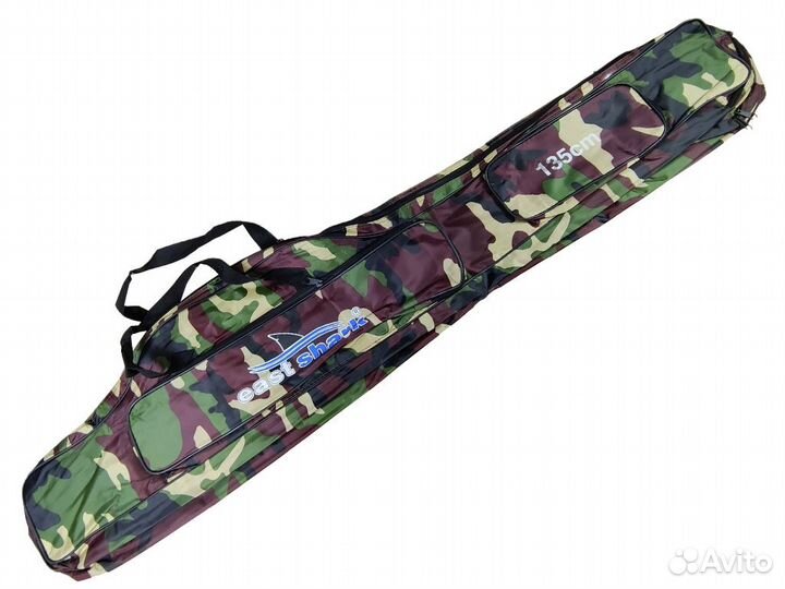 Чехол для удочек East Shark 1,35m 3-секции (кмф)