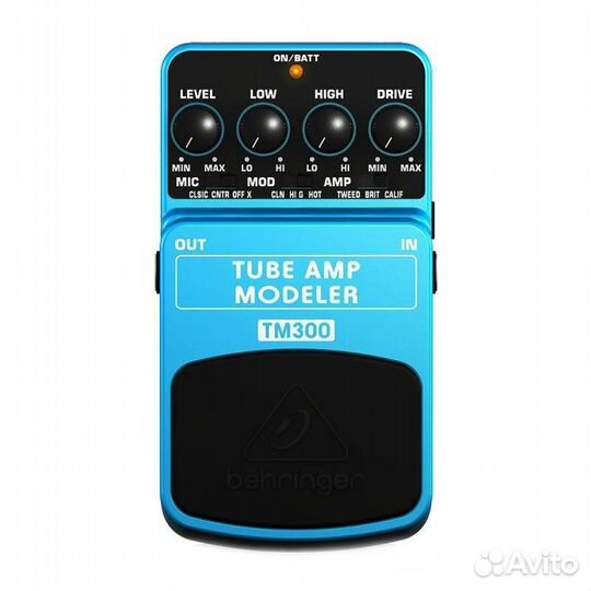 Behringer TM300 педаль ламповых усилителей