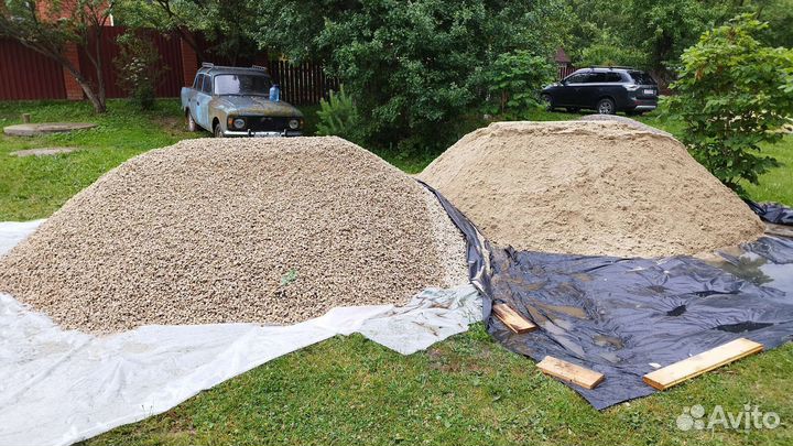 Щебень Песок Земля Навоз Перегной доставка ЗИЛ