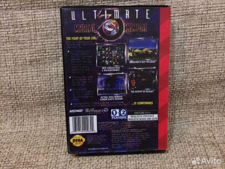 Mortal kombat 3 Ultimate Sega