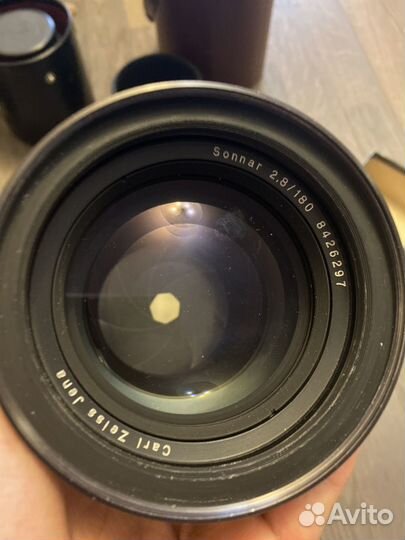 Объектив carl zeiss sonnar 180 зебра