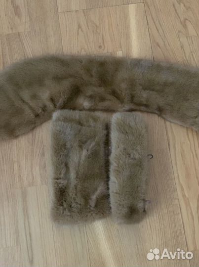 Воротник и манжеты/ норка