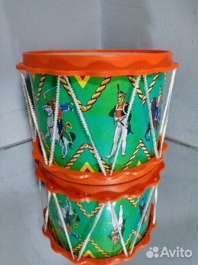 Барабан игрушечный солдатики