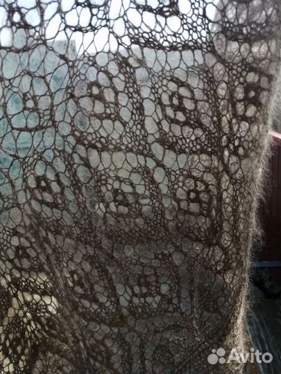 Косынка из козьего пуха