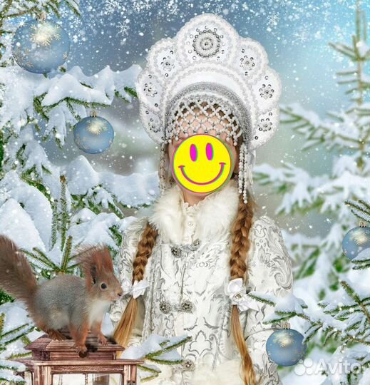 Костюм Снегурочки детский