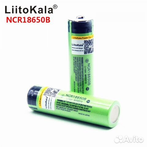 Аккумуляторы батарейки 18650 LiitoKala 3400mAh