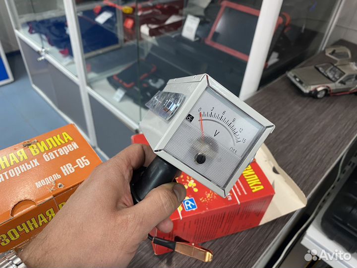 Нагрузочная вилка для проверки акб нв-01 12V 190A