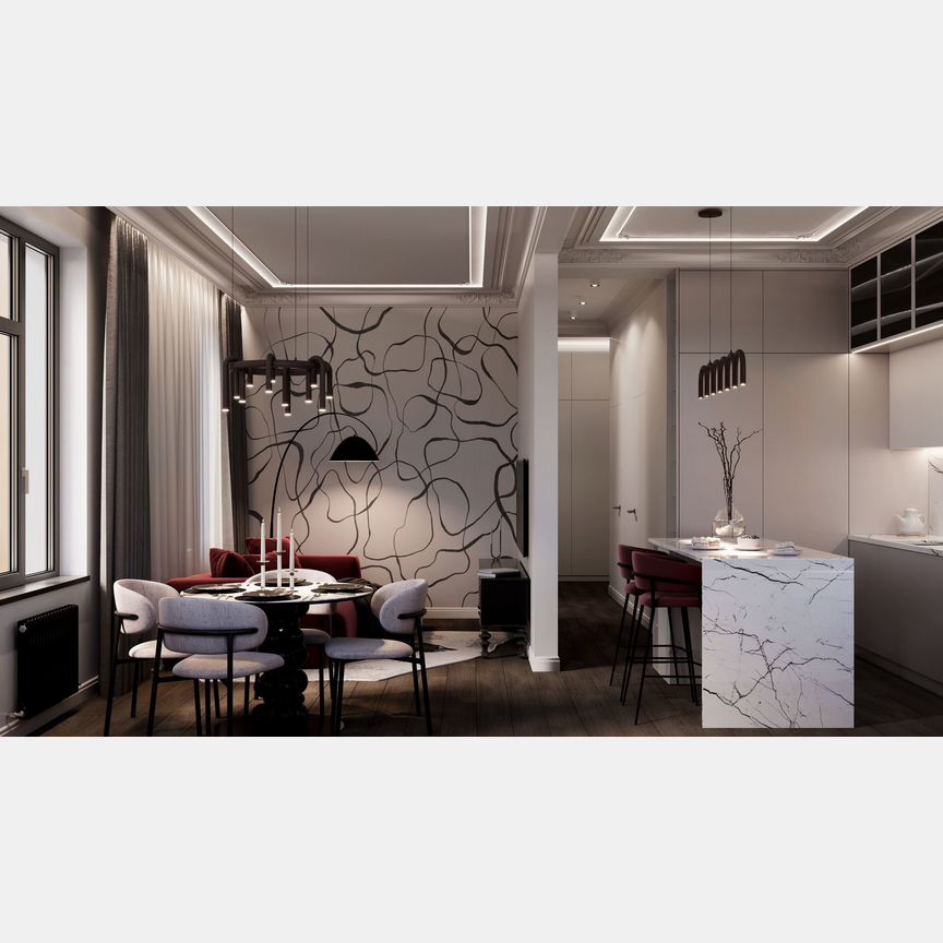 2-к. квартира, 53,1 м², 2/12 эт.