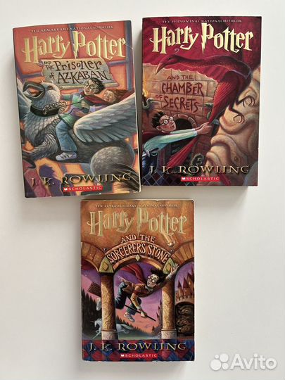 Гарри Поттер на английском языке, 1-3 книги