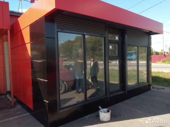 Павильон из композитных панелей до 100 м2