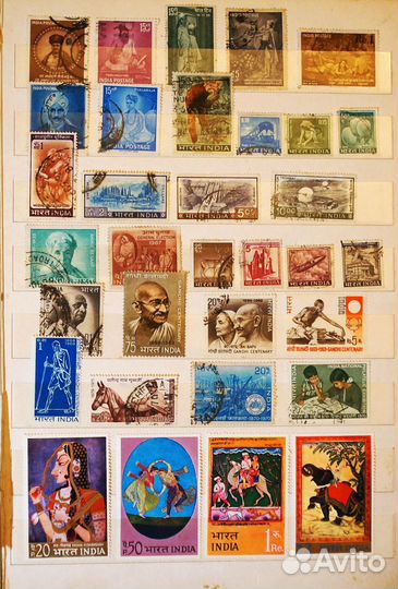 Марки Индии Непала Пакистана