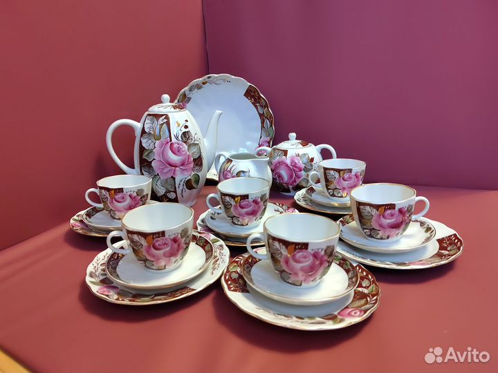 Сервиз чайный старые Вербилки Барбарис