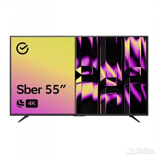 Новый телевзизор Sber UHD SDX-55U4127, 55