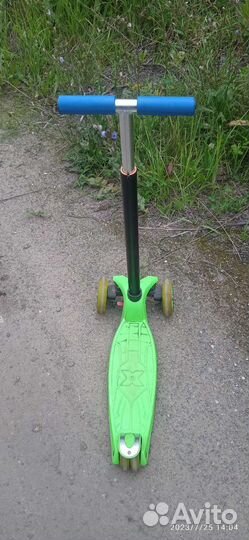 Самокат детский трехколесный бу