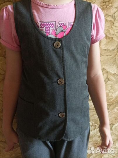 Жилетка школьная для девочки 128