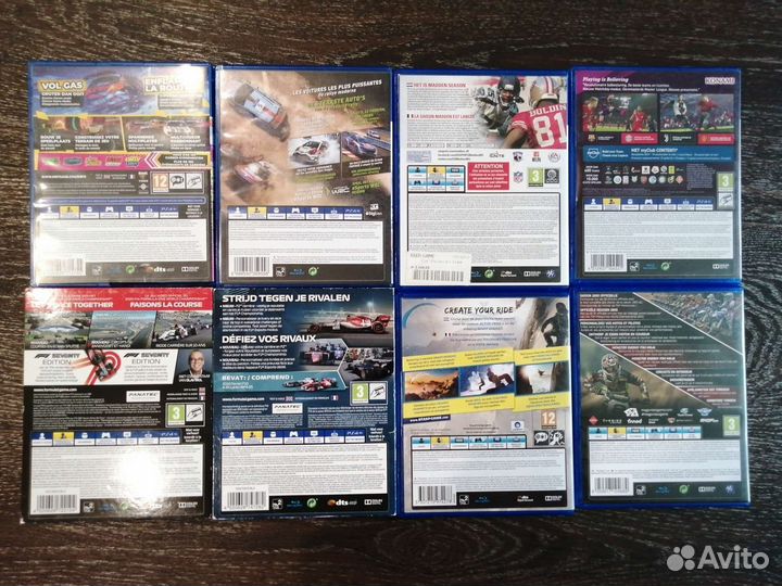 Игры для PS4 F1 2020 Steep Dirt5 WRC 7 mxgp2