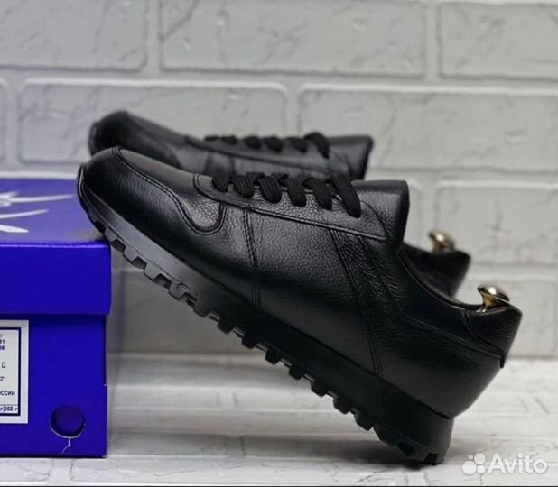 Кроссовки мужские натуральная кожа